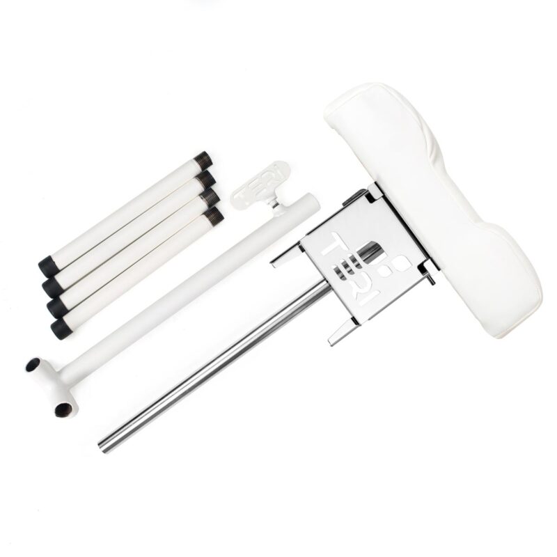 pedicure footrest stand white