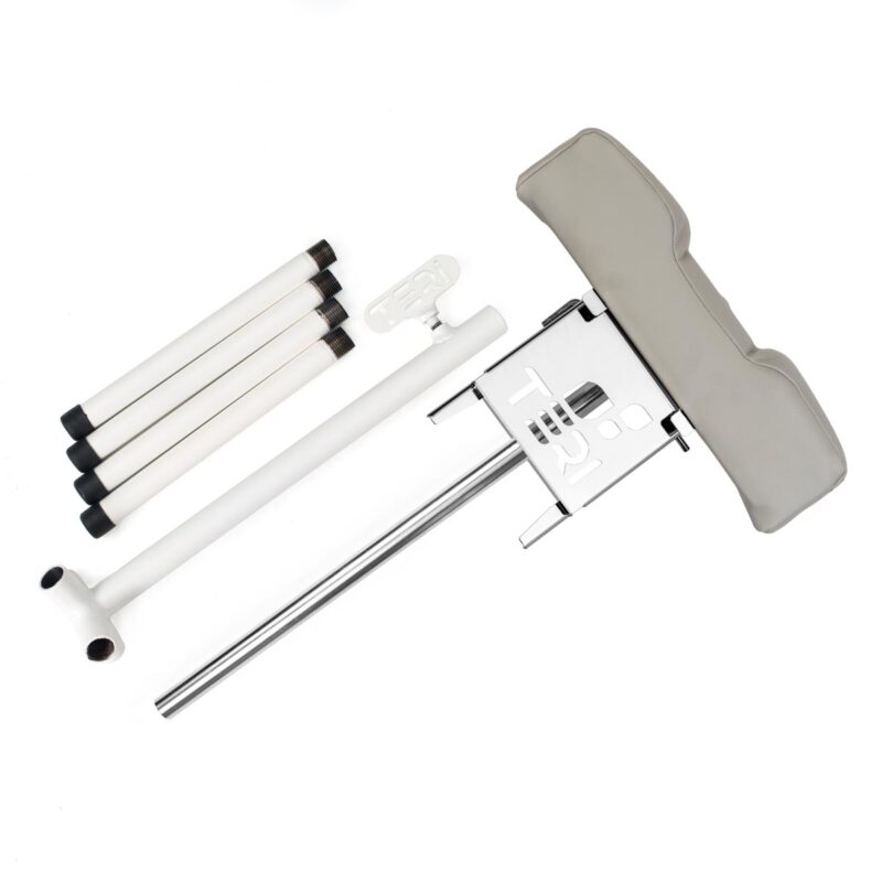 footrest stand for pedicure with grey pillow