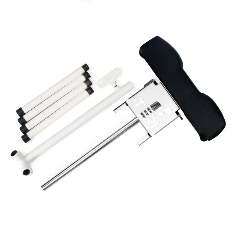footrest stand for pedicure with black pillow