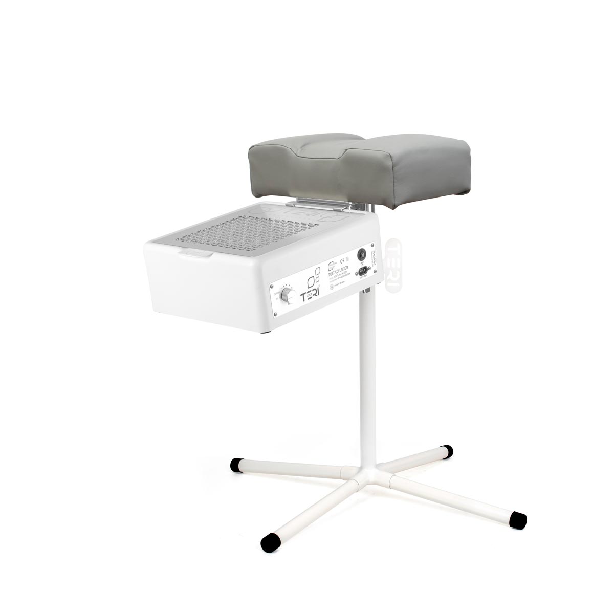 Pedicure foot rest stand with grey pillow for dust collectors Teri - Image 3