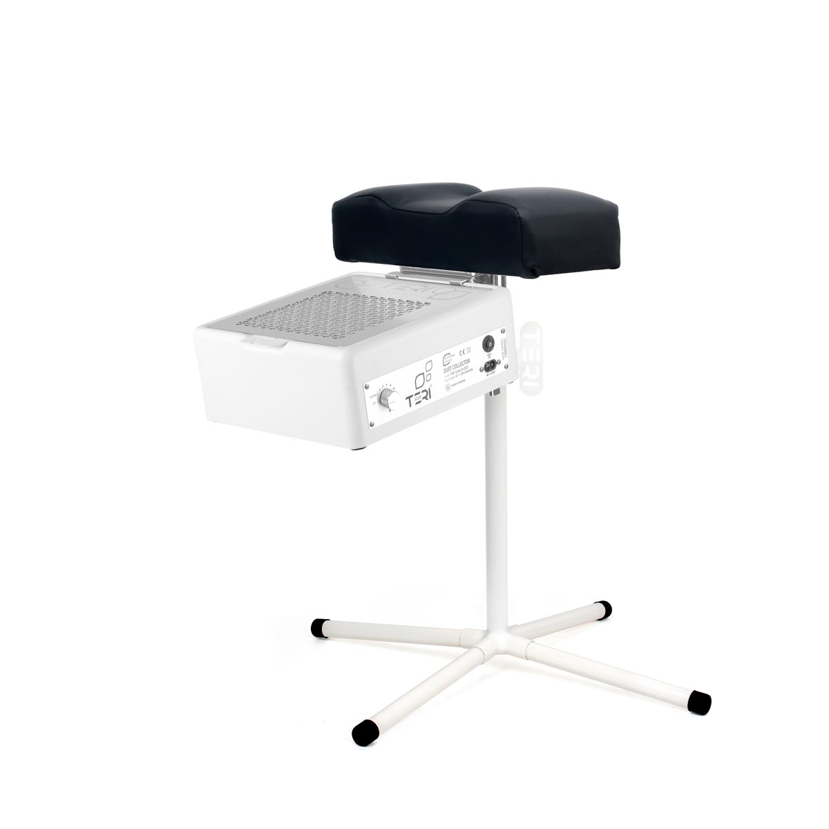 Pedicure foot rest stand with black pillow for dust collectors Teri - Image 3