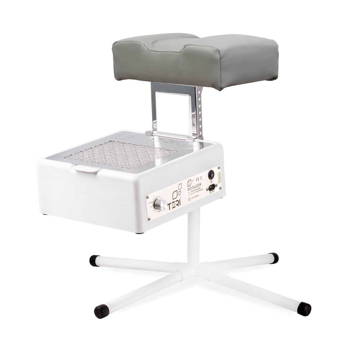 Pedicure foot rest stand with grey pillow for dust collectors Teri - Image 4