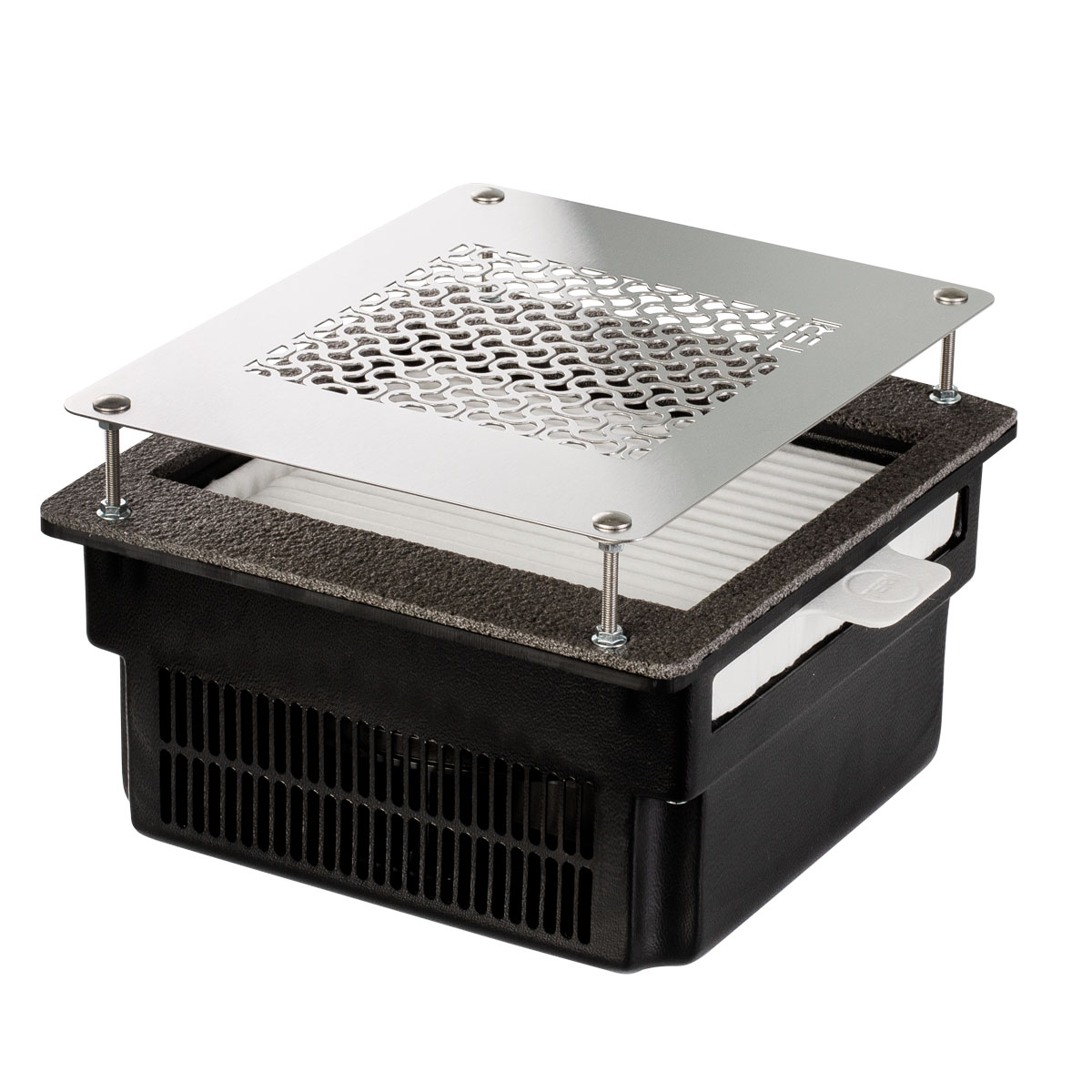 Teri 800 black (silver mesh)-built-in nail dust collector - Image 2