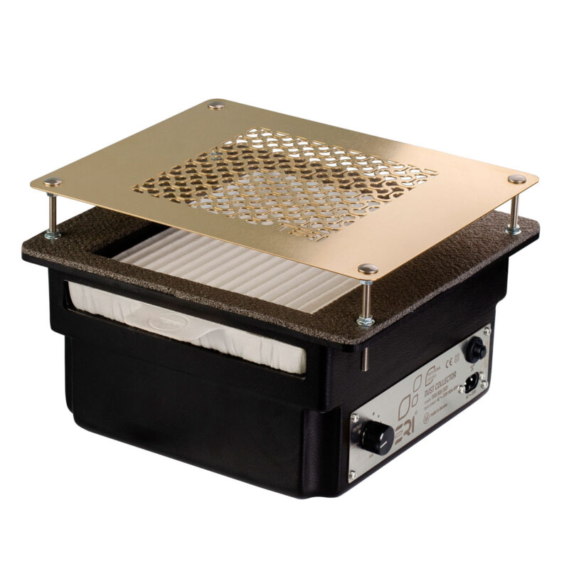 Teri 800 black (golden mesh)-built-in nail dust collector