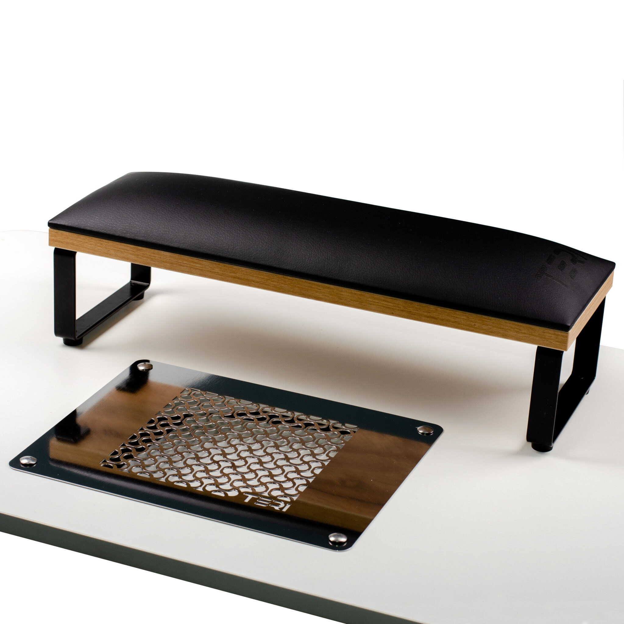Manicure hand cushion LOFT S black wood - Image 3