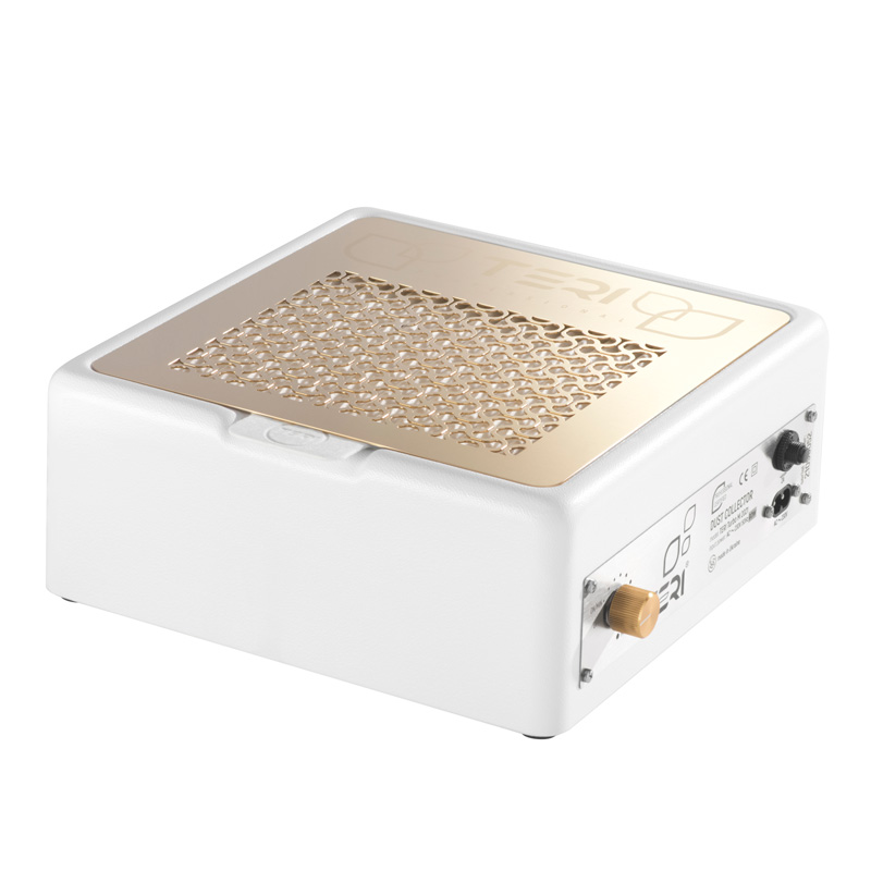 Teri Turbo M white (golden mesh) - portable nail dust collector