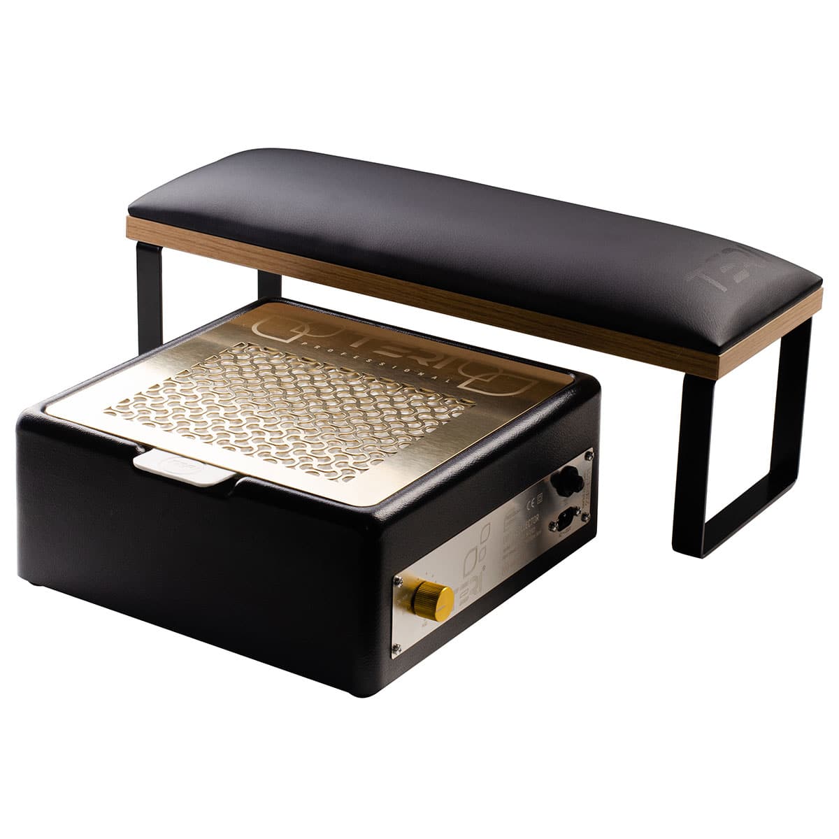 Manicure hand cushion LOFT L black wood - Image 2