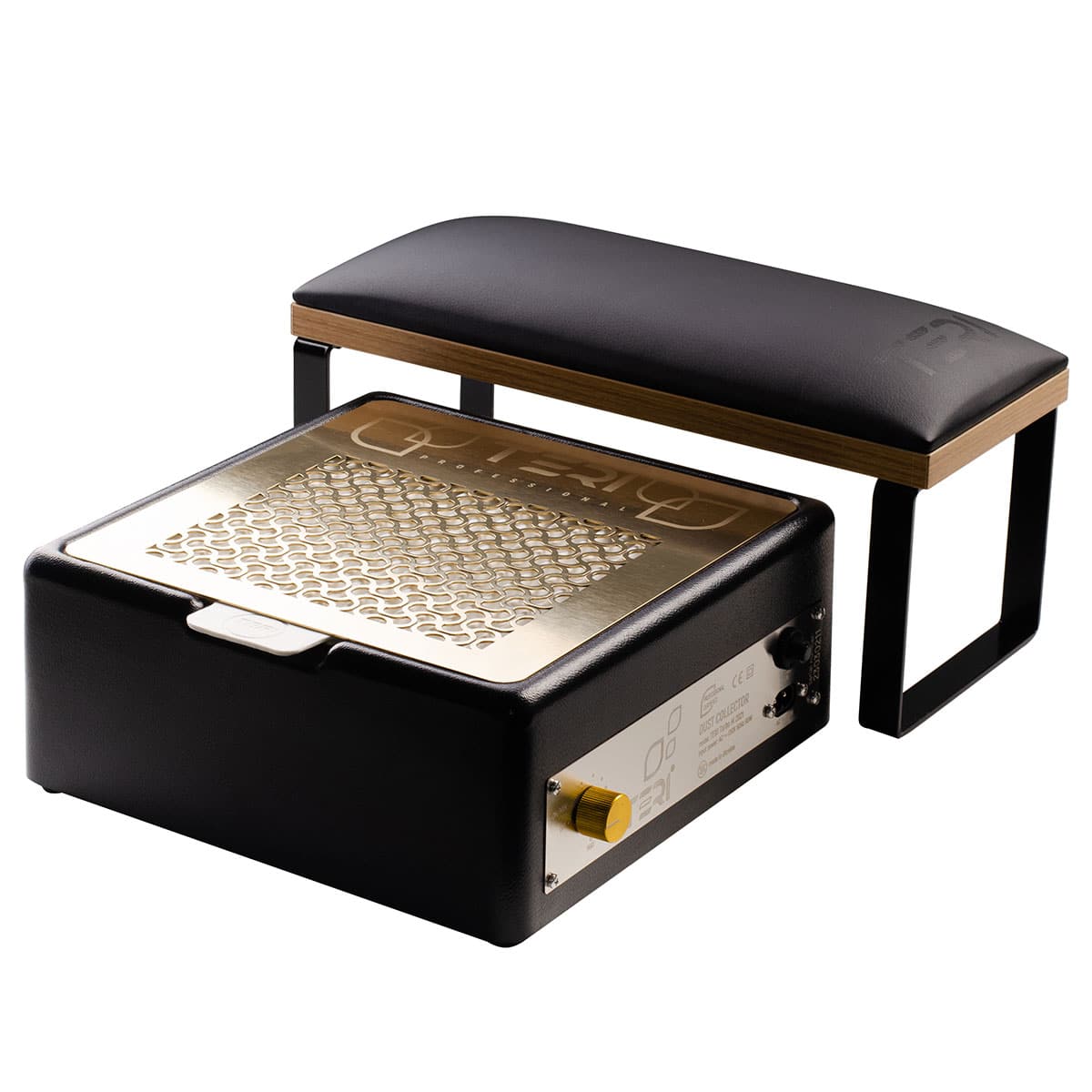 Manicure hand cushion LOFT M black wood - Image 2
